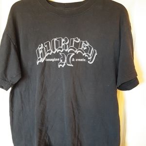 Hurley black t shirt large vintage